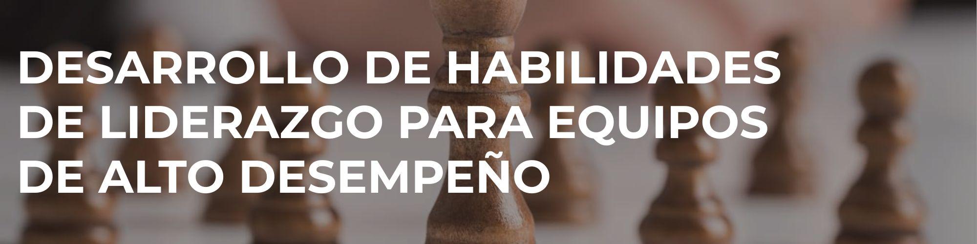 Desarrollo de Habilidades de liderazgo para equipos de alto desempeño